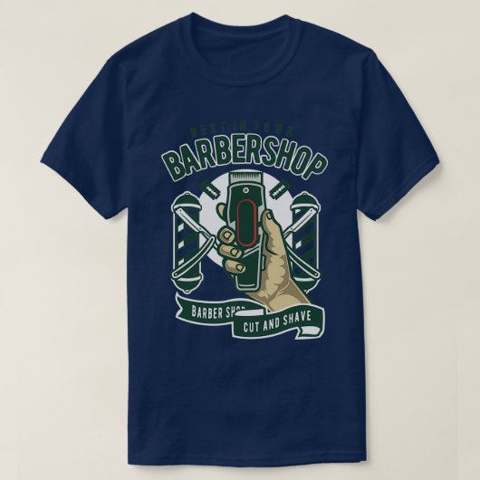 scheermessen en scheren t-shirt (Design voorkant)