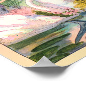 Scheermessen, zeemeerminnen en zwanen afdrukken poster (Hoek)