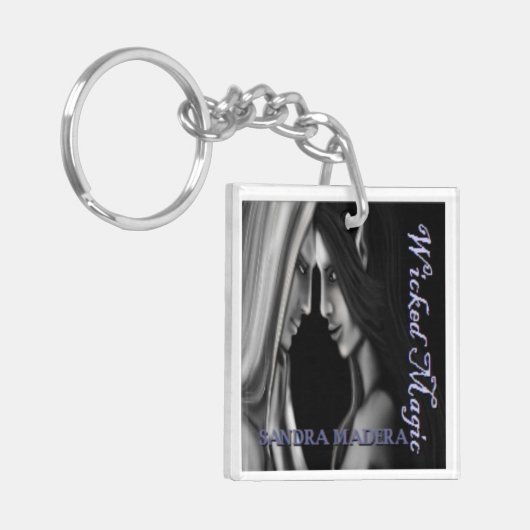 Scheerminnend door Sandra Madera Sleutelhanger (Voorkant Links)