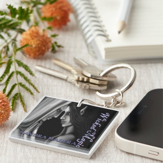 Scheerminnend door Sandra Madera Sleutelhanger (Voorkant Rechts)