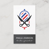 Scheerpaal en Scharen | Leder Visitekaartje (Voorkant)