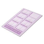 Scheerpaner-wegwerppaneel Notitieblok (Schuin)