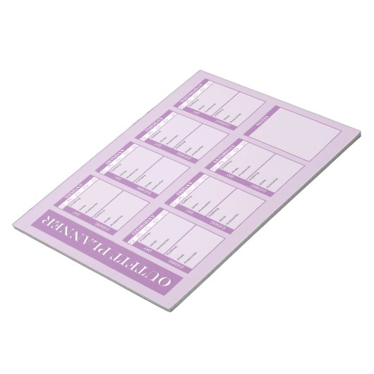 Scheerpaner-wegwerppaneel Notitieblok (Schuin)