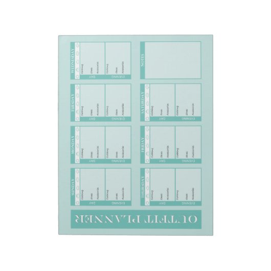 Scheerpaner-wegwerppaneel Notitieblok (Linkerzijde)