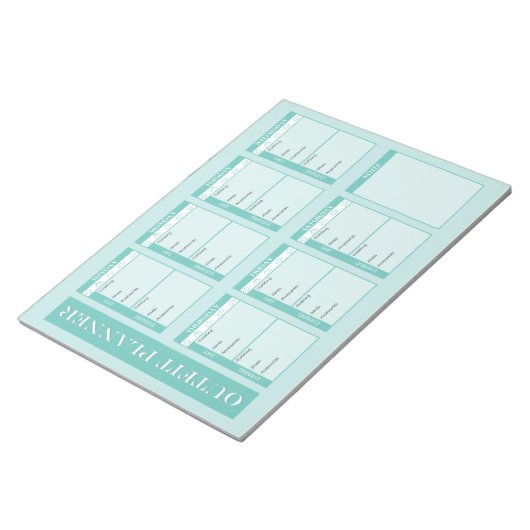 Scheerpaner-wegwerppaneel Notitieblok (Schuin)