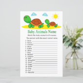 Scheerpelijke naam van babydieren (Staand voorkant)