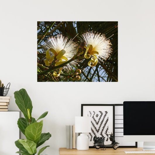 Scheerpenseelstructuur Poster (Thuiskantoor)