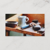 Scheerpenselen, Mokken en penselen - Platinumafwer Visitekaartje (Achterkant)