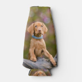 Scheerpups Hongaarse Vizsla Dog Puppy Photo // Flesjeskoeler (Voorkant)