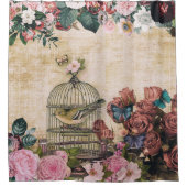 scheerschijfje, patroon, Victoriaans,  collage, ch Douchegordijn (Voorkant)