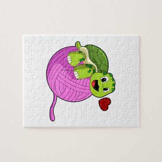 Scheerschild met Koel van Wol Legpuzzel (Horizontaal)