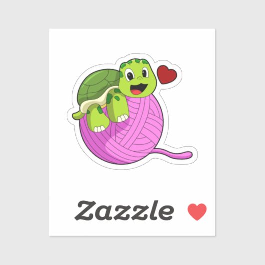 Scheerschild met Koel van Wol Sticker (Vel)