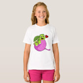 Scheerschild met Koel van Wol T-shirt (Voorkant volledig)