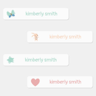 Scheerschool meisjesnaam labels