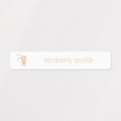 Scheerschool meisjesnaam labels (Design 2)