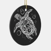 Scheersierplanten, Surfer Life, Beach Lover, Turtl Keramisch Ornament (Rechts)