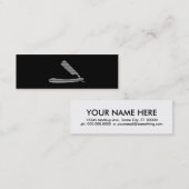 scheerstrepen mini visitekaartje (Voorkant / Achterkant)