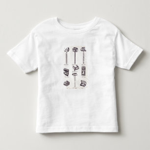 Scheeruitrusting van mannen, uit een handelscatalo kinder shirts