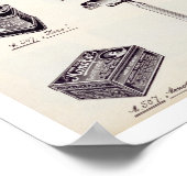 Scheeruitrusting van mannen, uit een handelscatalo poster (Hoek)