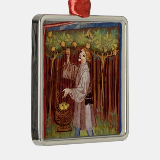 Scheervruchten Metalen Ornament (Rechts)