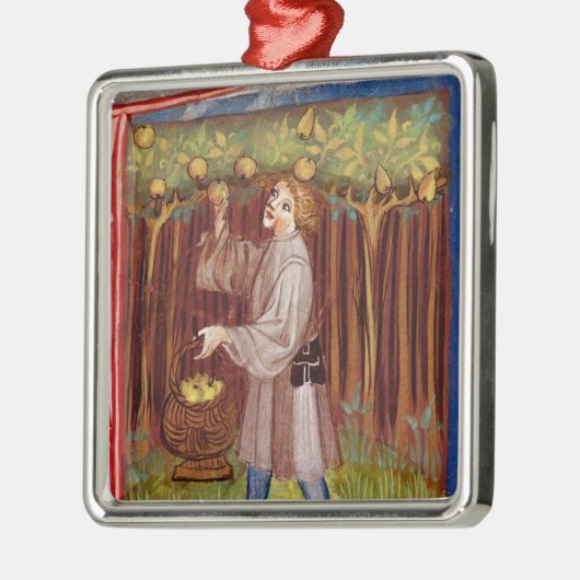 Scheervruchten Metalen Ornament (Links)