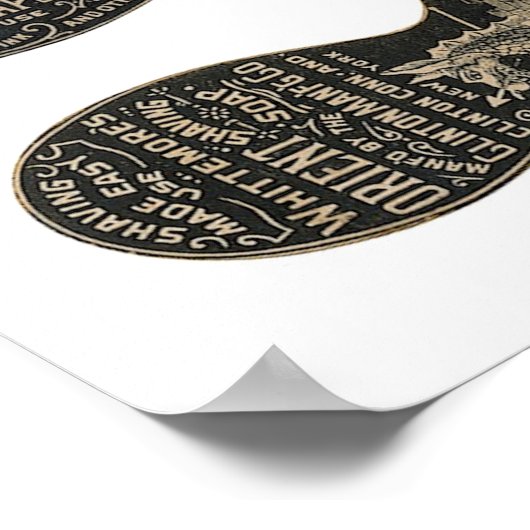 Scheerzeep-Poster - Lava Soap Poster (Hoek)