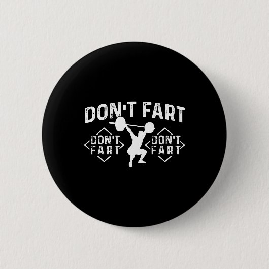 Scheet Niet - Workout Gym Gewichtheffen Lichaamgeb Ronde Button 5,7 Cm (Voorkant)