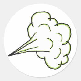 scheetwolk ronde sticker