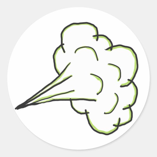 scheetwolk ronde sticker (Voorkant)