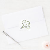 scheetwolk ronde sticker (Envelop)