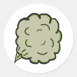 scheetwolk ronde sticker