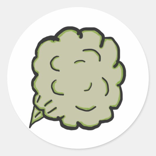scheetwolk ronde sticker (Voorkant)
