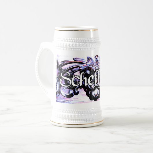 Scheffland Monstr Stein Bierpul (Voorkant links)