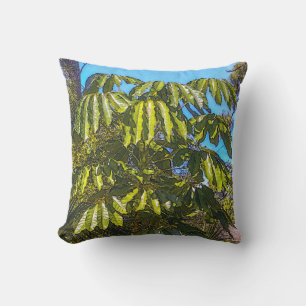 Schefflera Paraplu's Worpkussen Kussen