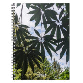 Schefflera Plant Bladeren Bloemstuk Notitieboek (Voorkant)