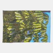 Schefflera Umbrellas Kitchen Towel 2 Theedoek (Horizontaal)