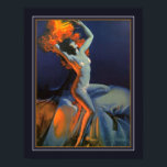 "Scheherazade" 1920 Art Deco Arabian Nights Poster<br><div class="desc">Verbluffend,  Art Deco print "Scheherazade" 1920 Illustratie door Rolf Armstrong voor Arabian Nights. Standaard 11x14 hier weergegeven. Beschikbaar in andere grootte,  evenals,  op canvas,  en andere producten.</div>