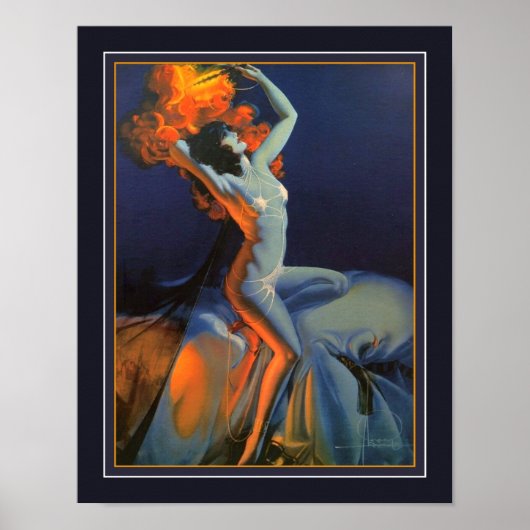 "Scheherazade" 1920 Art Deco Arabian Nights Poster (Voorkant)