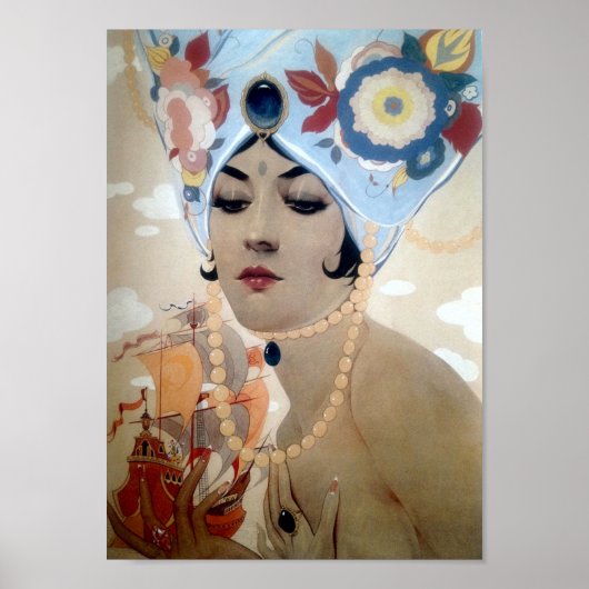 Scheherazade van Alberto Vargas (1921) Poster (Voorkant)