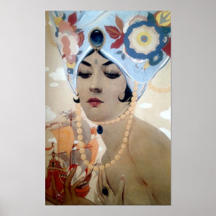 Scheherazade van Alberto Vargas (1921) Poster