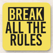 Scheid alle regels bier onderzetter (Voorkant)