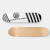 Scheid de wereld dek 1 skateboard (Horizontaal)