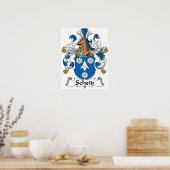 Scheid Family Crest Poster (Keuken)