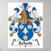 Scheid Family Crest Poster (Voorkant)