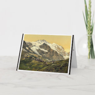 Scheidegg, Hotel Jungfrau, Bernese Oberland, Switz Feestdagen Kaart