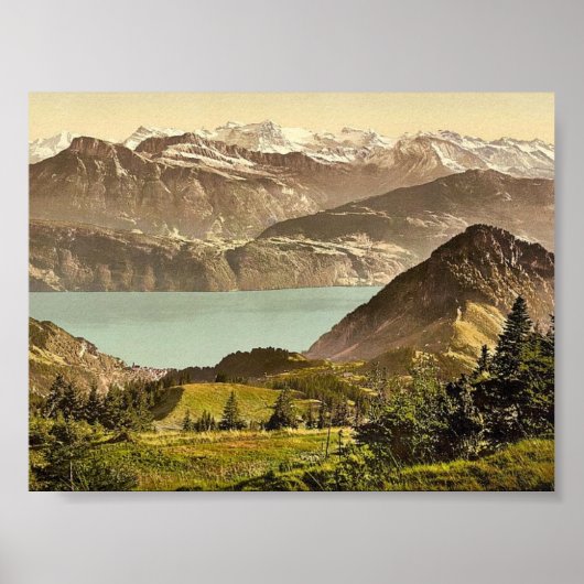Scheidegg, met Gersau en Vitznauer Stock, Rigi, Poster (Voorkant)