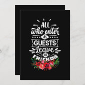 Scheiden Als Vrienden Kaart (Voorkant / Achterkant)