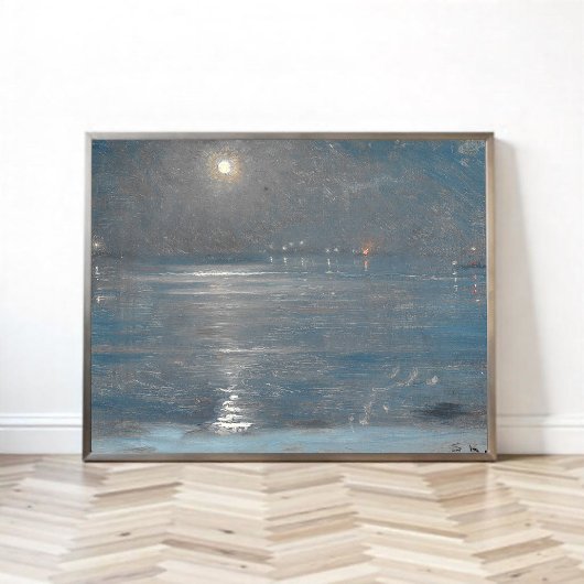 Scheiden met lantaarns op zee, Peder Severin Krøye Perfect Poster