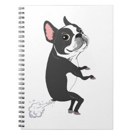 Scheidende Boston Terrier - Stil maar Dodelijk Notitieboek