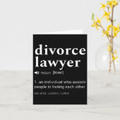 Scheiding Advocaat' Gag Woordenboek Definitie Ontw Kaart (Gele Bloem)